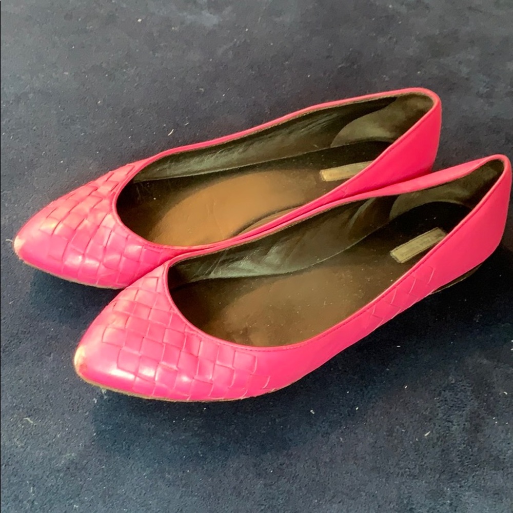 Beautiful Bottega Veneta pink flats size 38.5